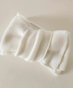 KNIT TOPKNOT HEADBAND - MARSHMALLOW